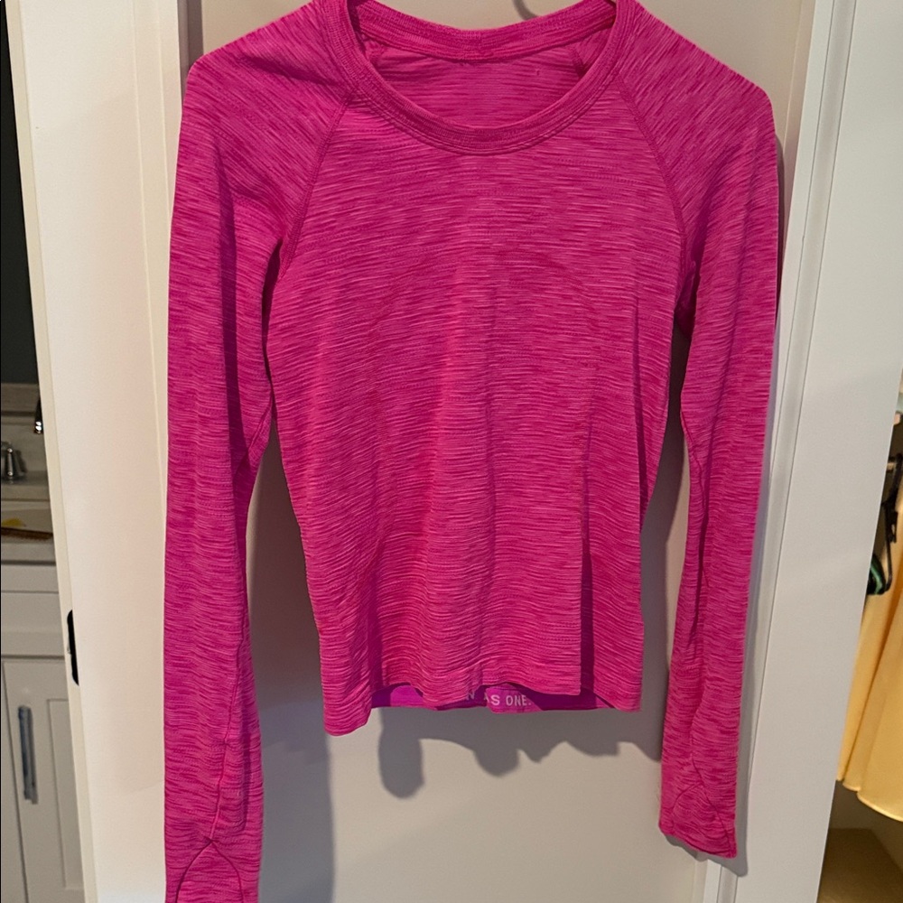lululemon athletica Pink Long Sleeve Top